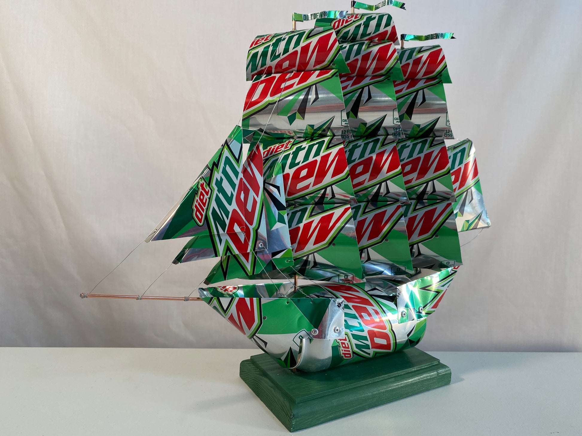 Mountain Dew Diet Soda Can Ship