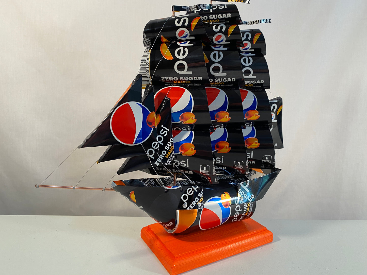 Pepsi Mango Zero Sugar Soda Can Ship