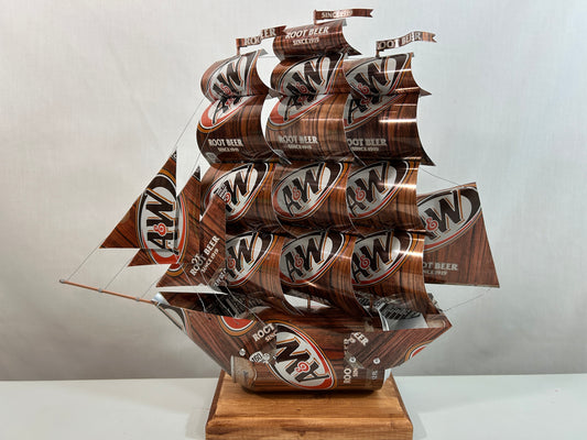A&W Root Beer Soda Can Ship
