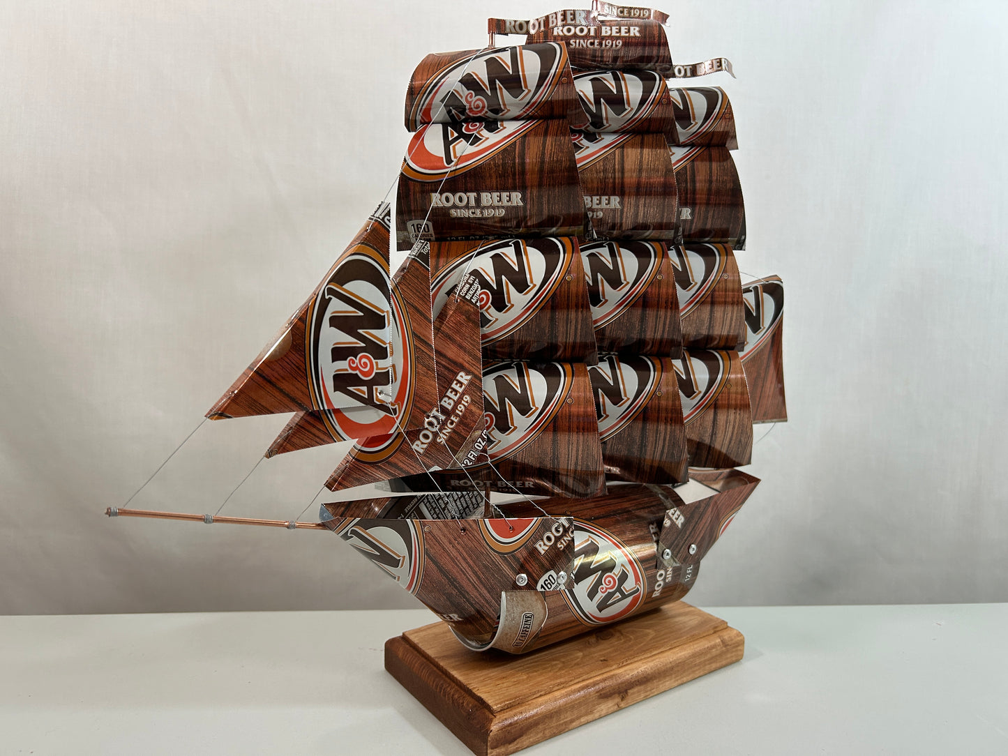 A&W Root Beer Soda Can Ship
