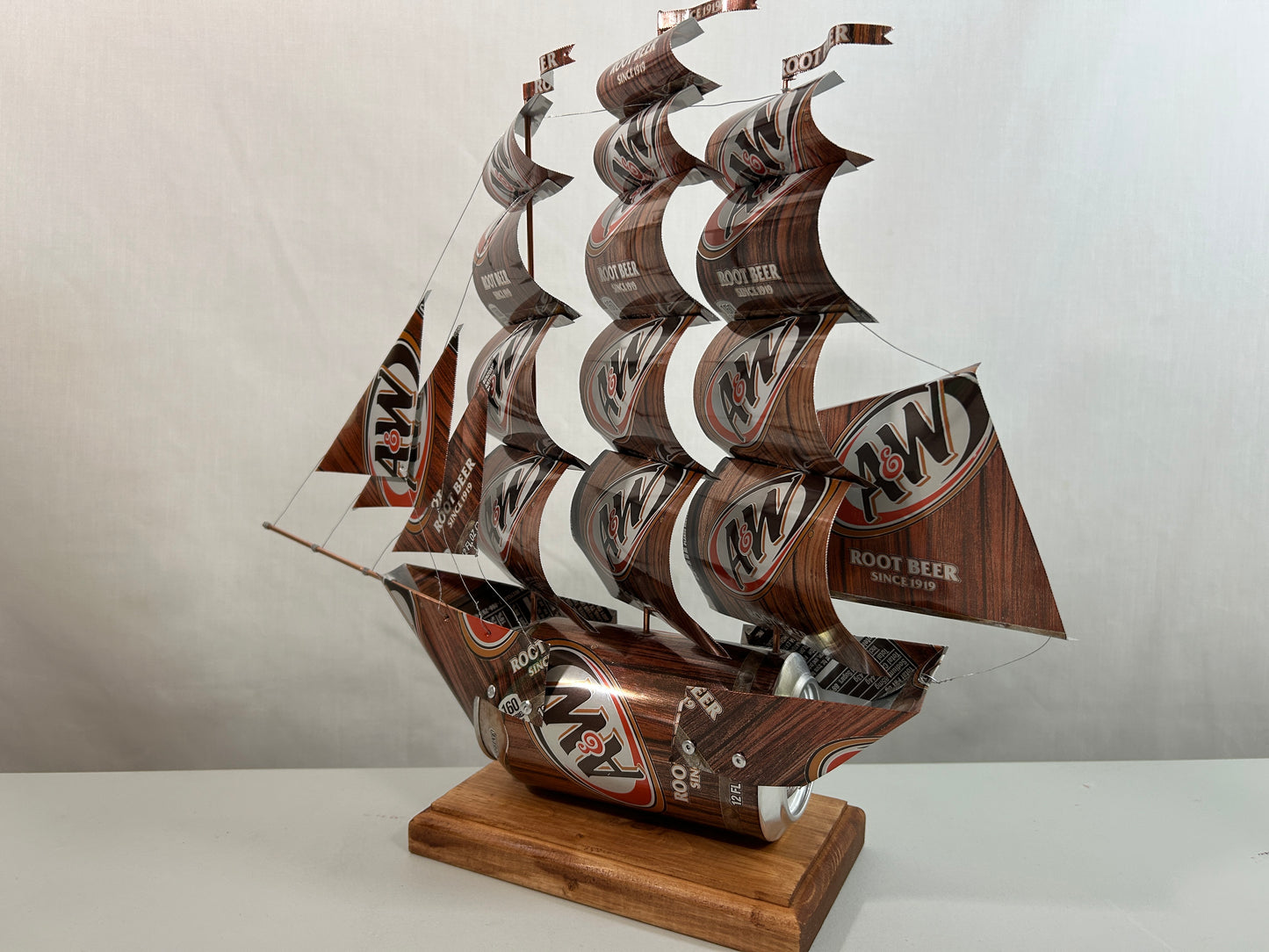 A&W Root Beer Soda Can Ship