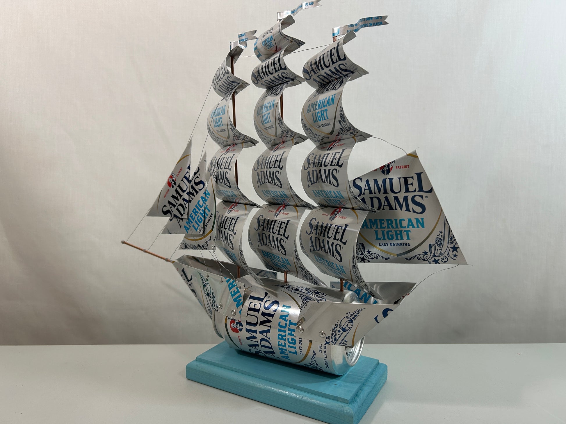 Samuel Adams American Light Beer Can Ship