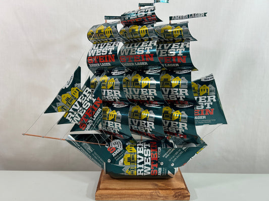 Lakefront Brewery River West Stein Beer Can Ship