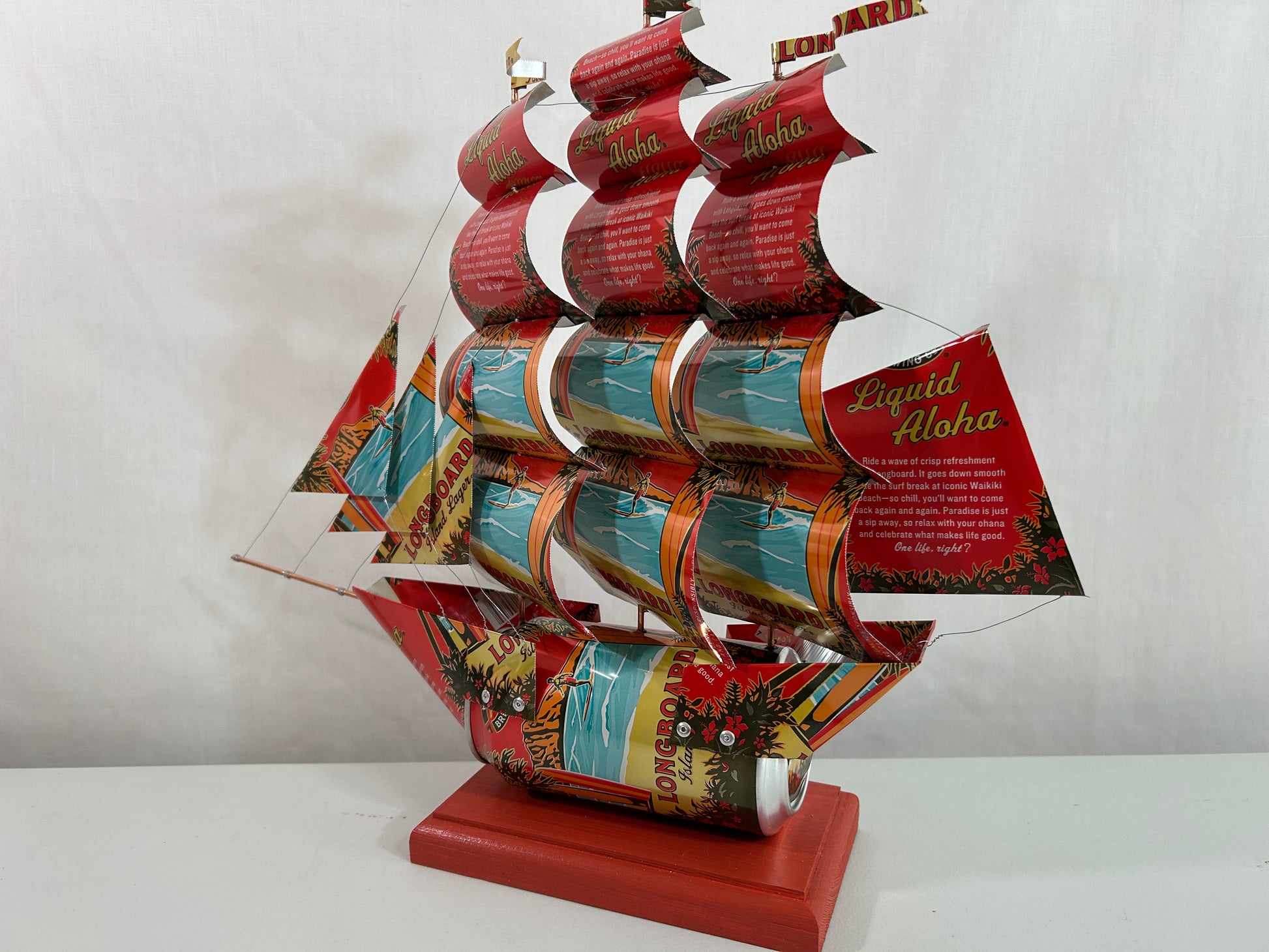 Kona Brewing Co Big Wave Longboard Beer Can Ship