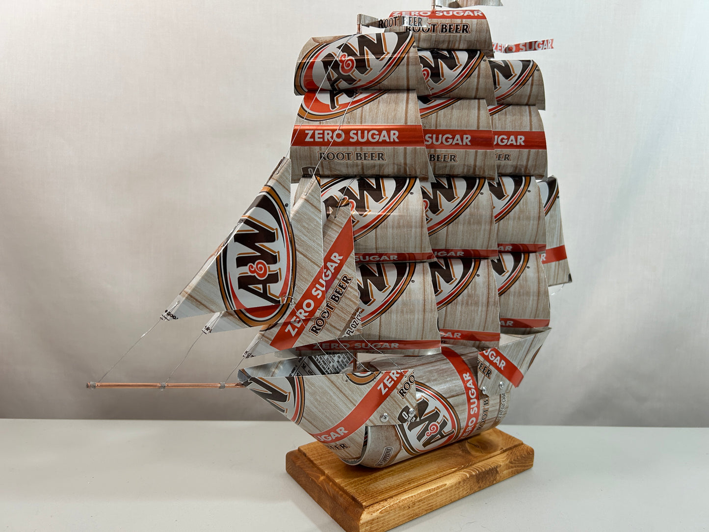A&W Root Beer Zero Sugar Soda Can Ship