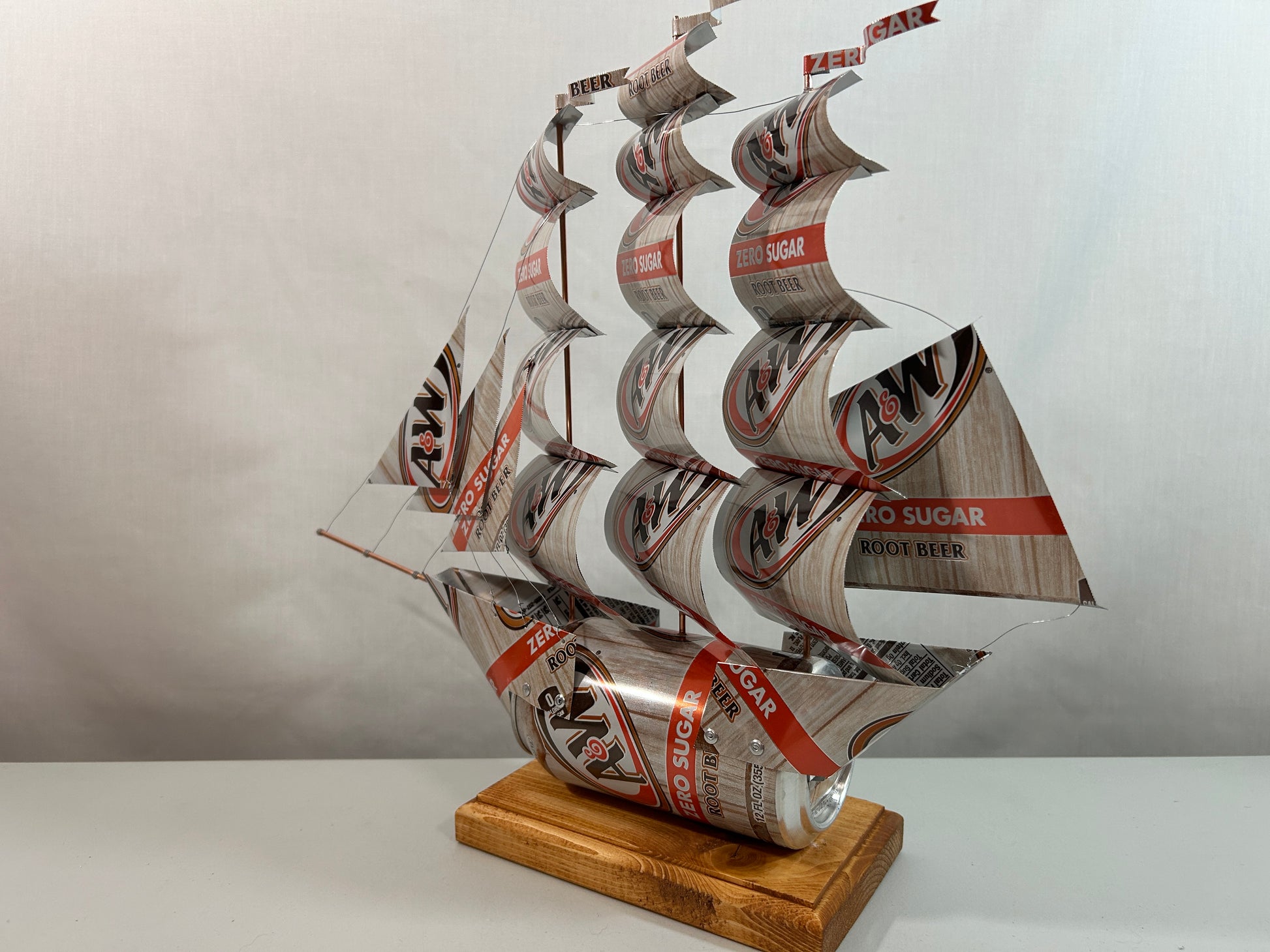 A&W Root Beer Zero Sugar Soda Can Ship