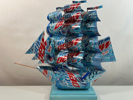 Mountain Dew Frost Bite Soda Can Ship