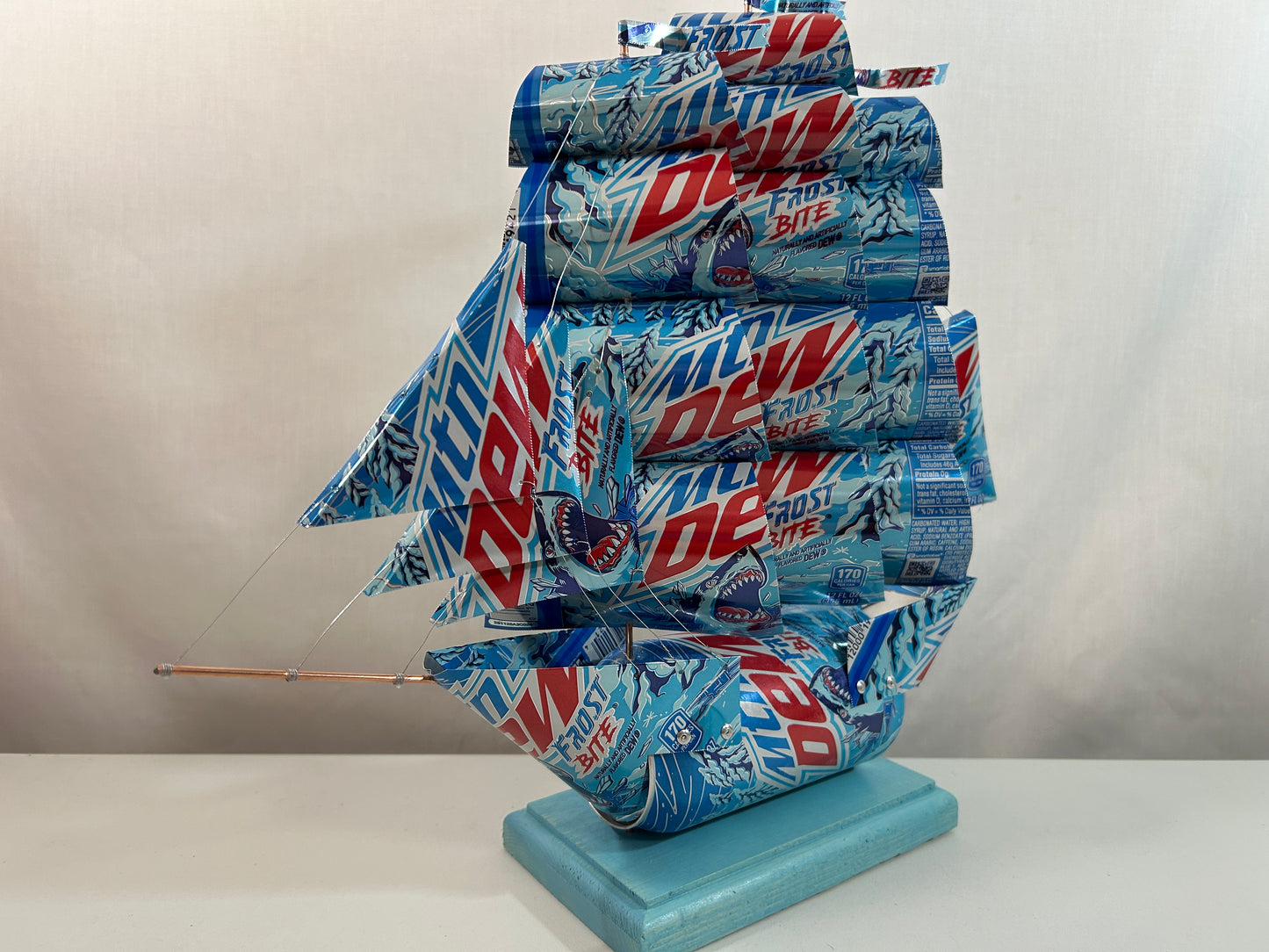 Mountain Dew Frost Bite Soda Can Ship
