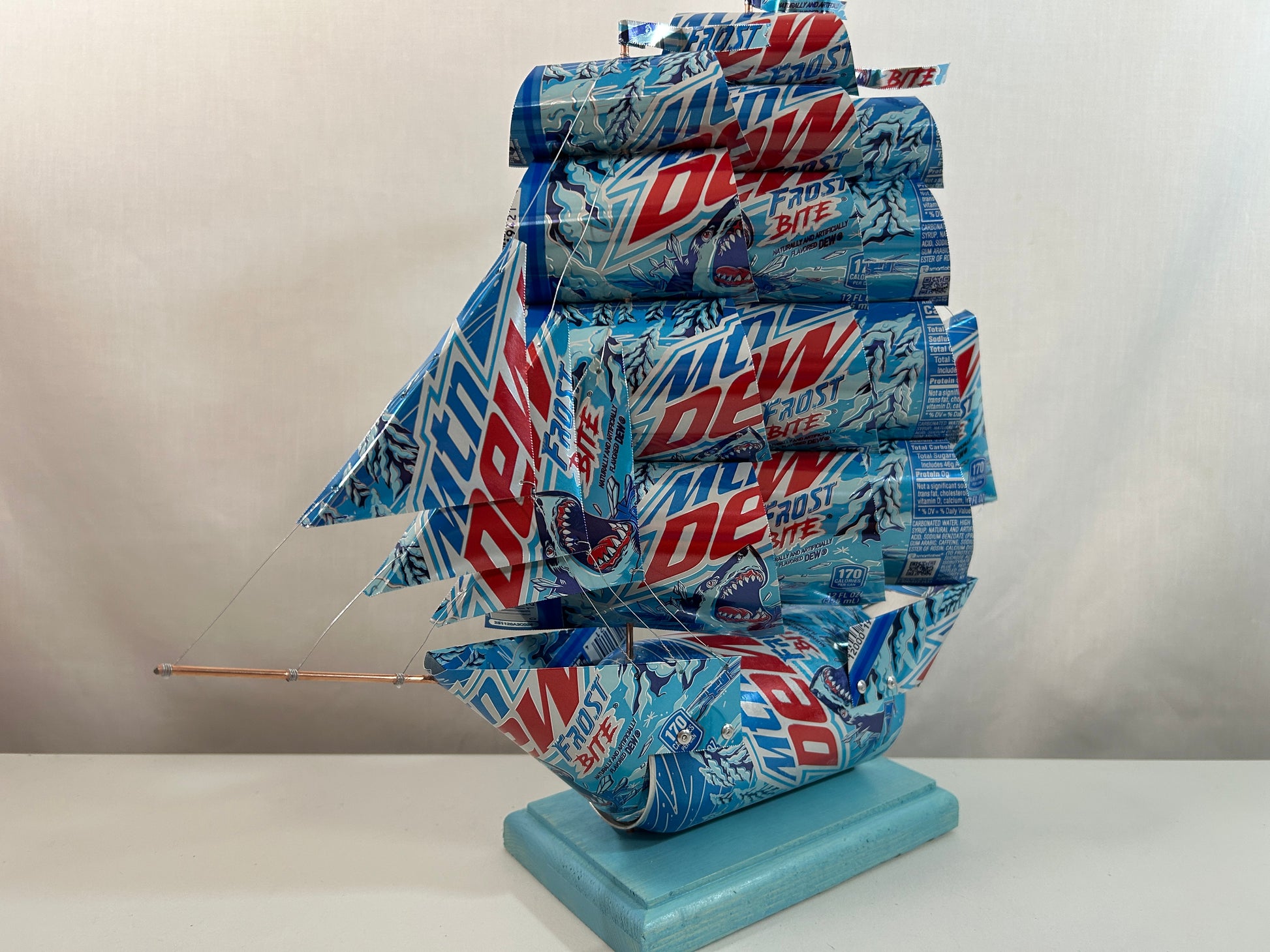Mountain Dew Frost Bite Soda Can Ship