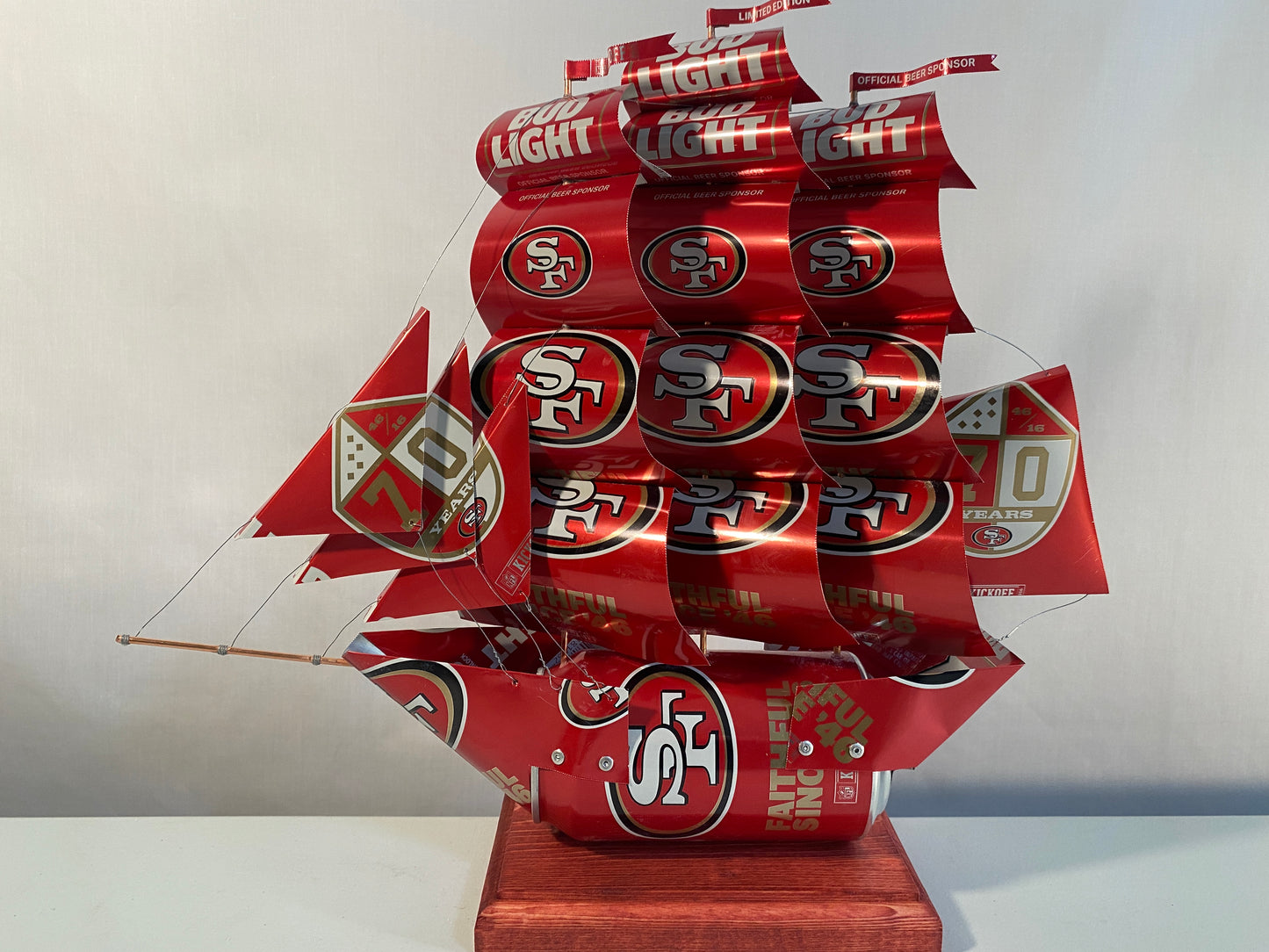 San Francisco 49ers Faithful Since '46 Beer Can Ship