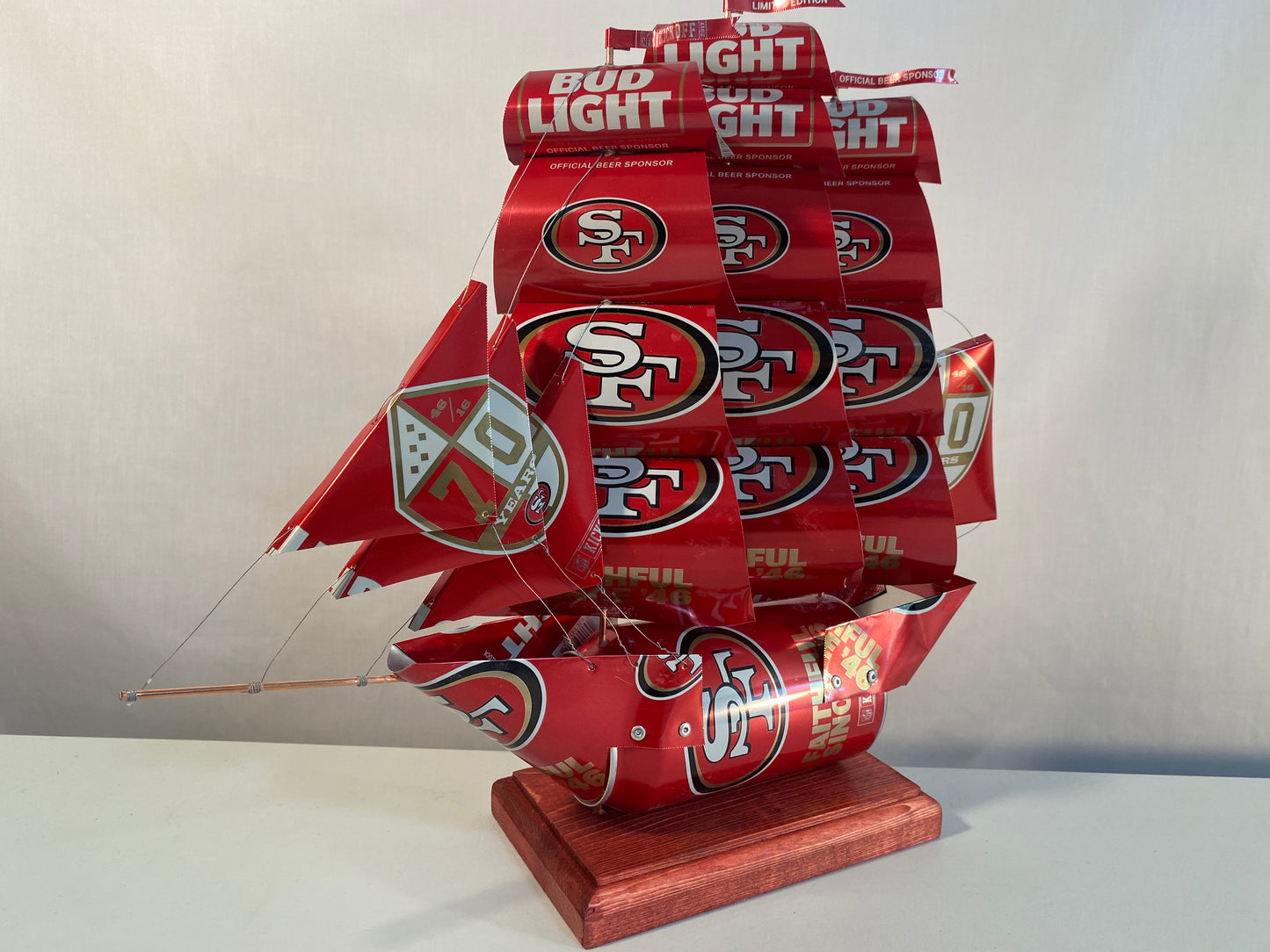 San Francisco 49ers Faithful Since '46 Beer Can Ship