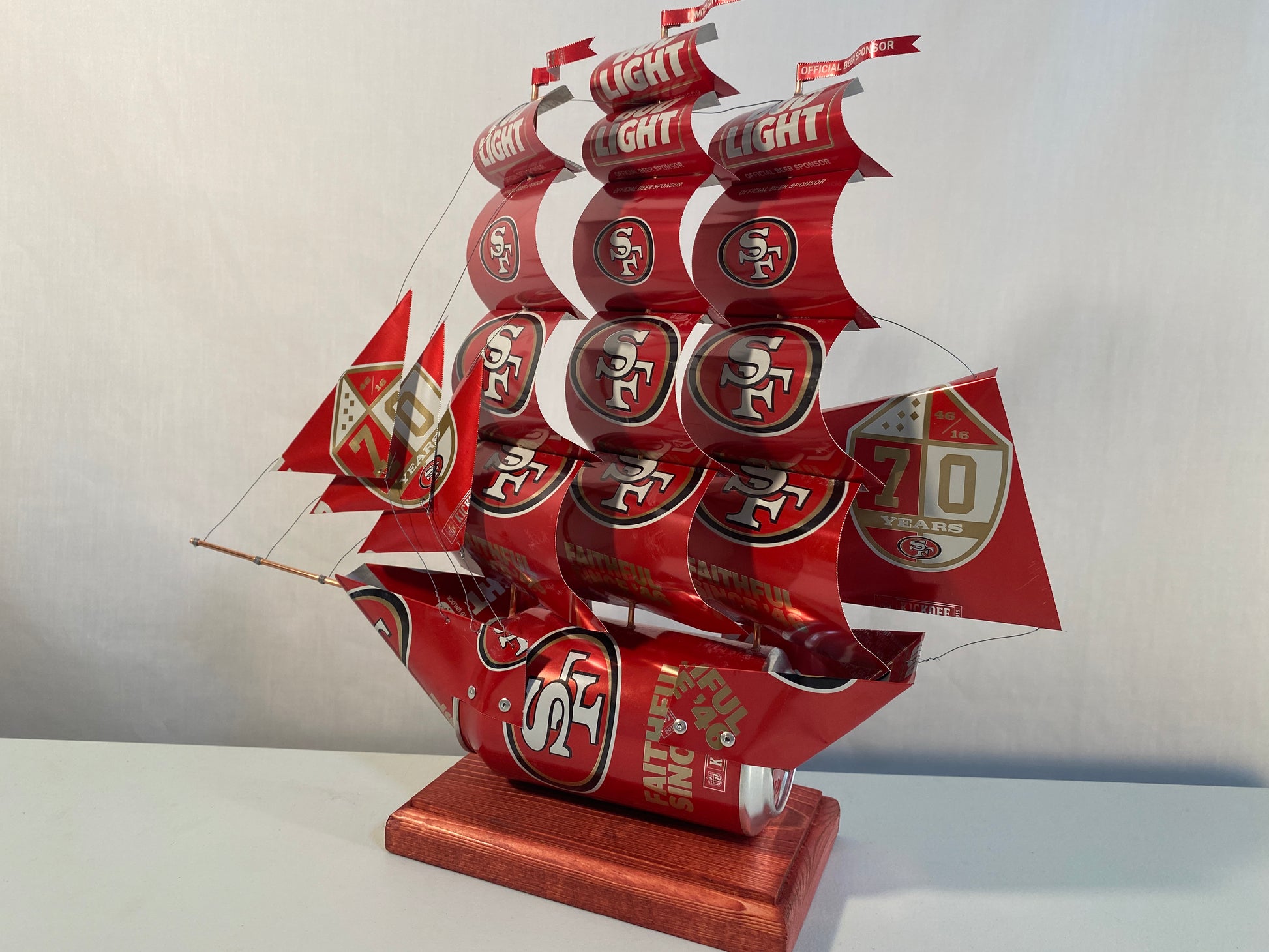 San Francisco 49ers Faithful Since '46 Beer Can Ship