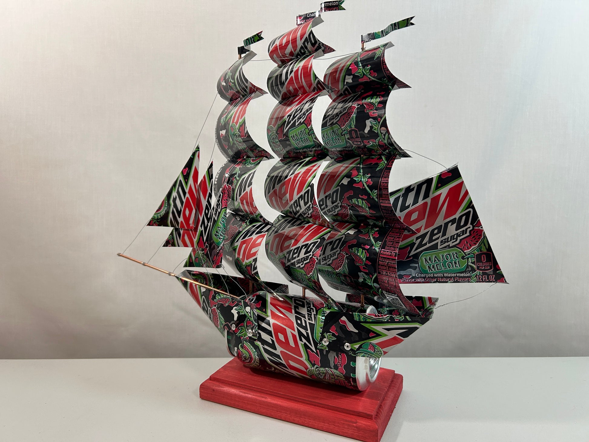 Mountain Dew Major Melon Zero Sugar Soda Can Ship