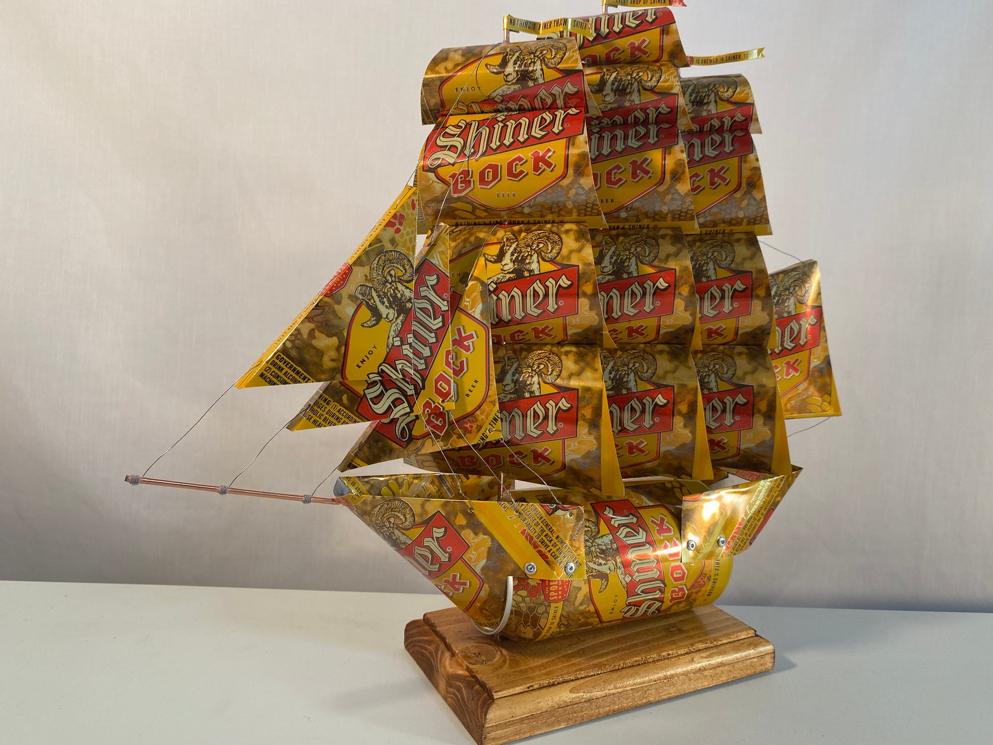 Shiner Bock Beer Can Ship