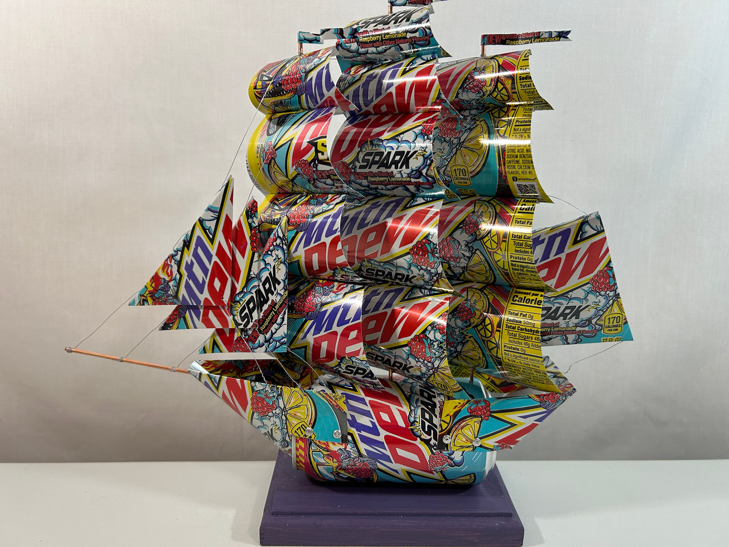 Mountain Dew Spark Soda Can Ship