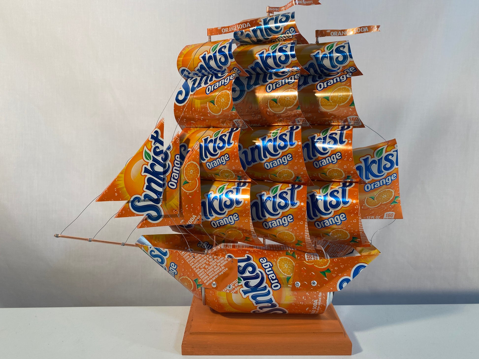 Sunkist Orange Soda Can Ship