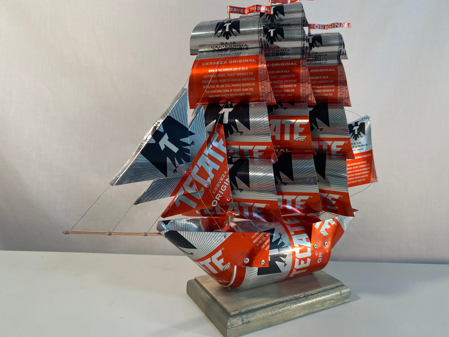 Tecate Original Beer Can Ship