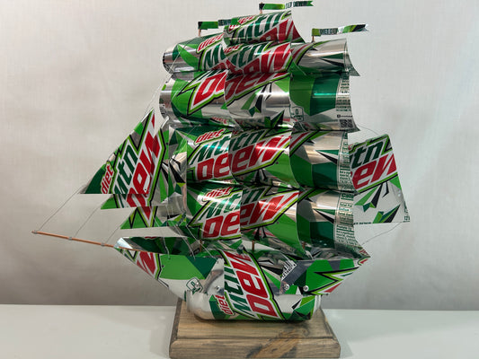 Mountain Dew Diet Soda Can Ship