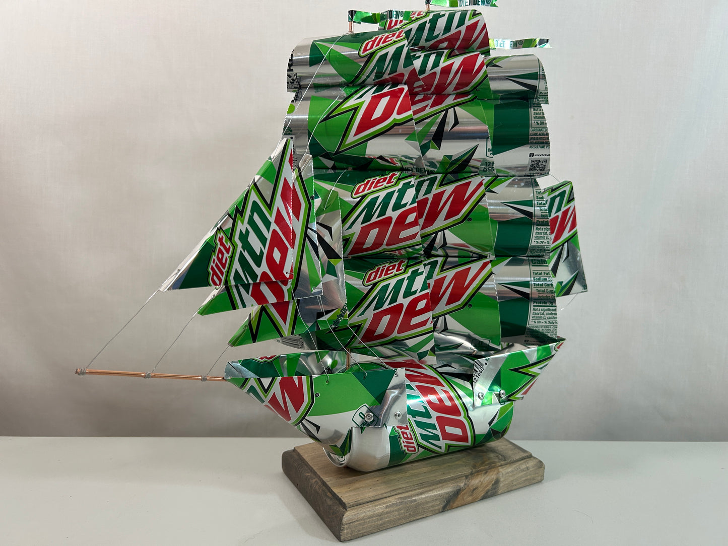 Mountain Dew Diet Soda Can Ship