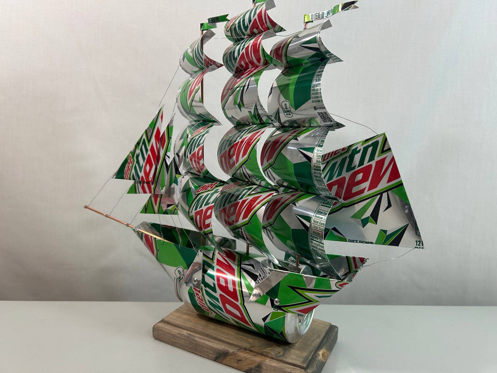 Mountain Dew Diet Soda Can Ship