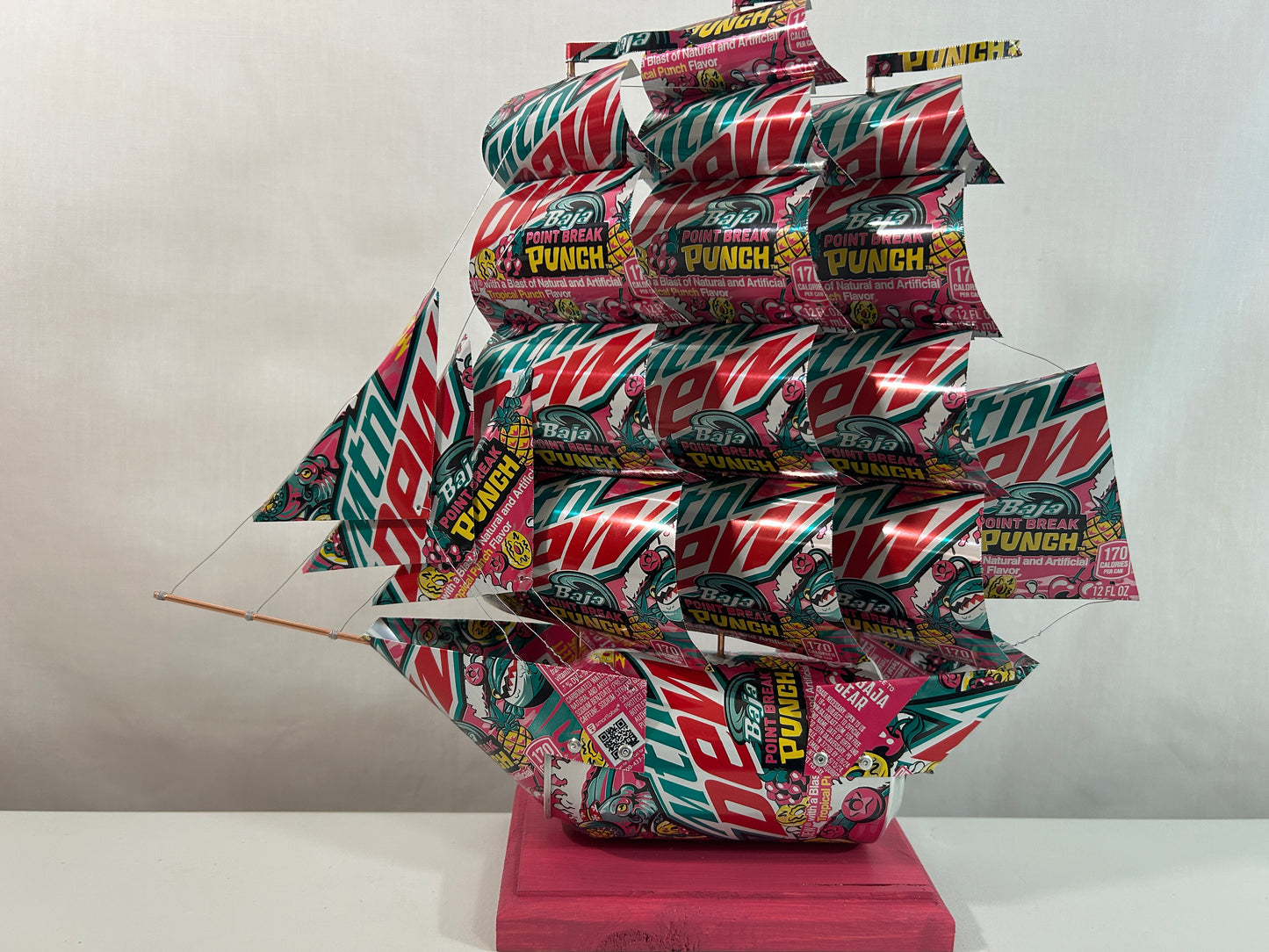 Mountain Dew Baja Point Break Punch Soda Can Ship