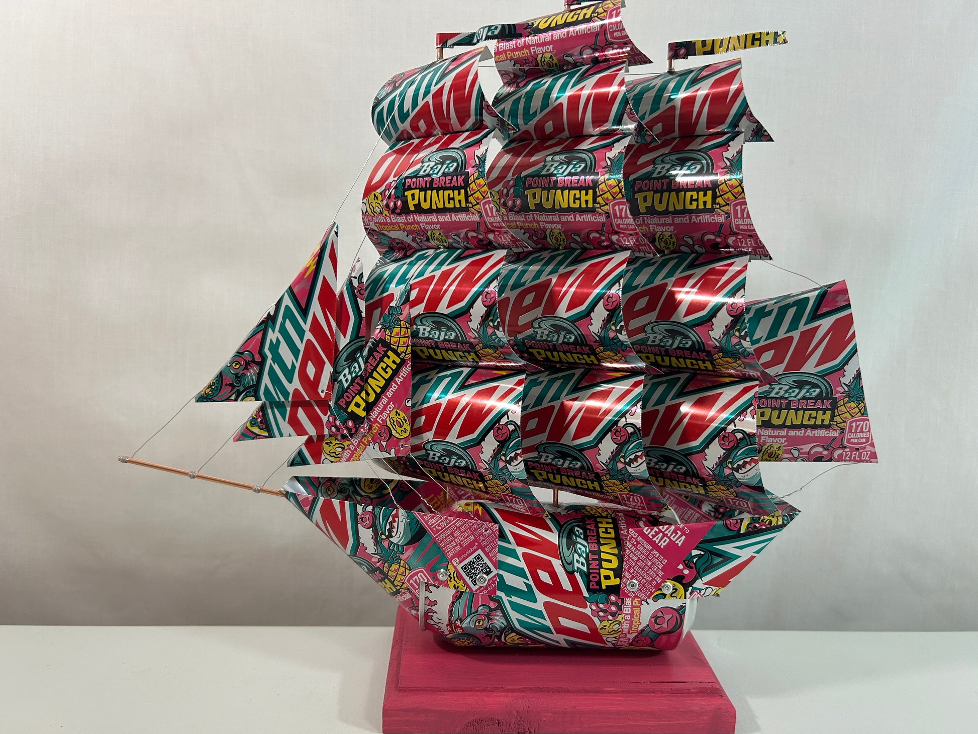 Mountain Dew Baja Point Break Punch Soda Can Ship