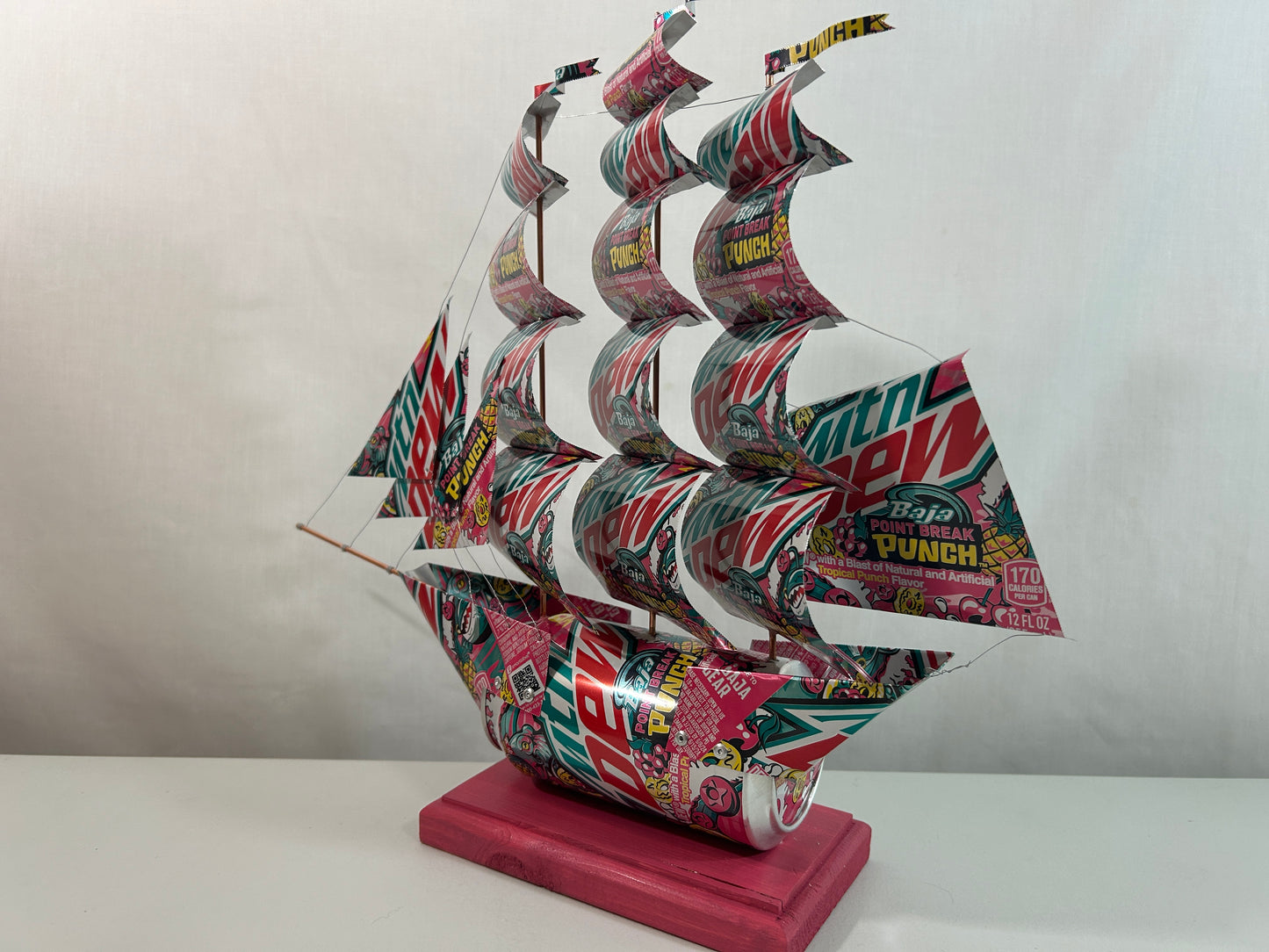 Mountain Dew Baja Point Break Punch Soda Can Ship