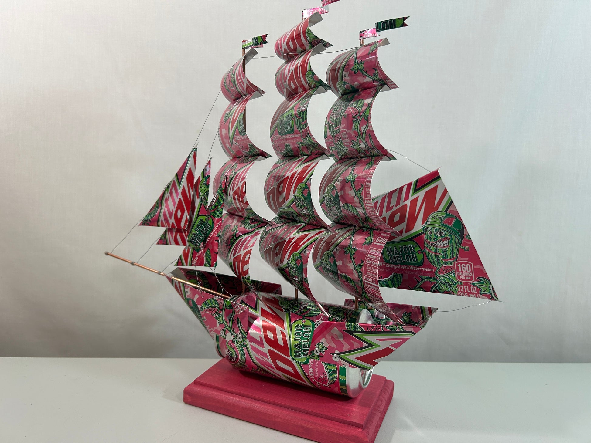 Mountain Dew Major Melon Soda Can Ship