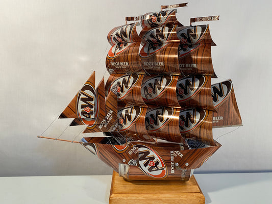 A&W Root Beer Soda Can Ship