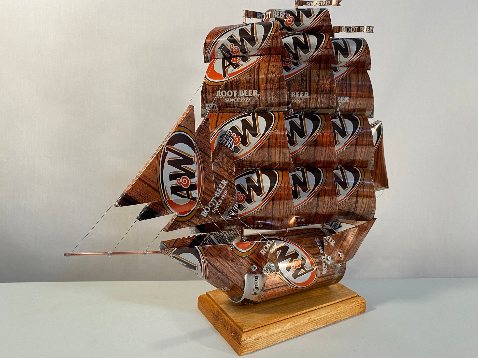 A&W Root Beer Soda Can Ship