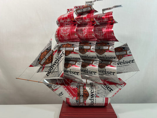 Anheuser Busch Budweiser Harley-Davidson Beer Can Ship