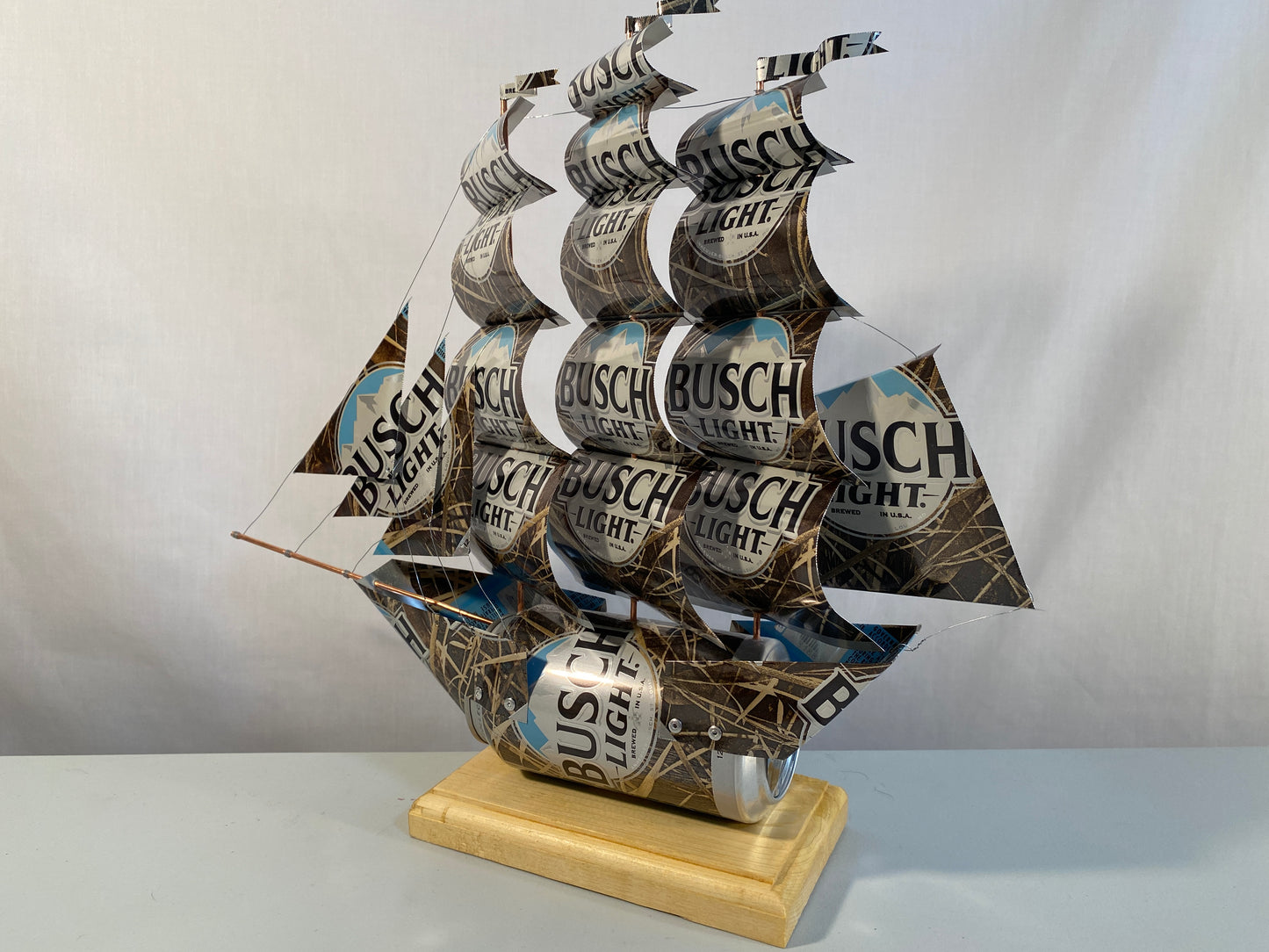 Anheuser Busch Light Camo Beer Can Ship