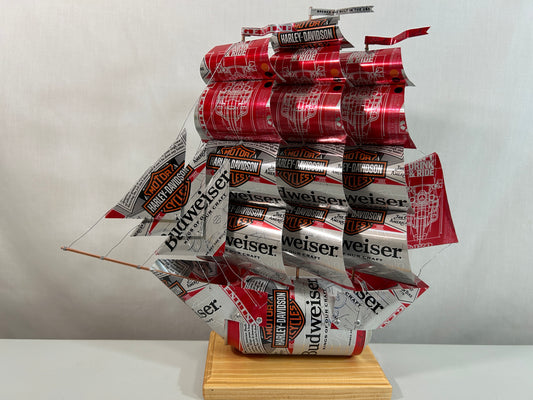 Anheuser Busch Budweiser Harley-Davidson Beer Can Ship