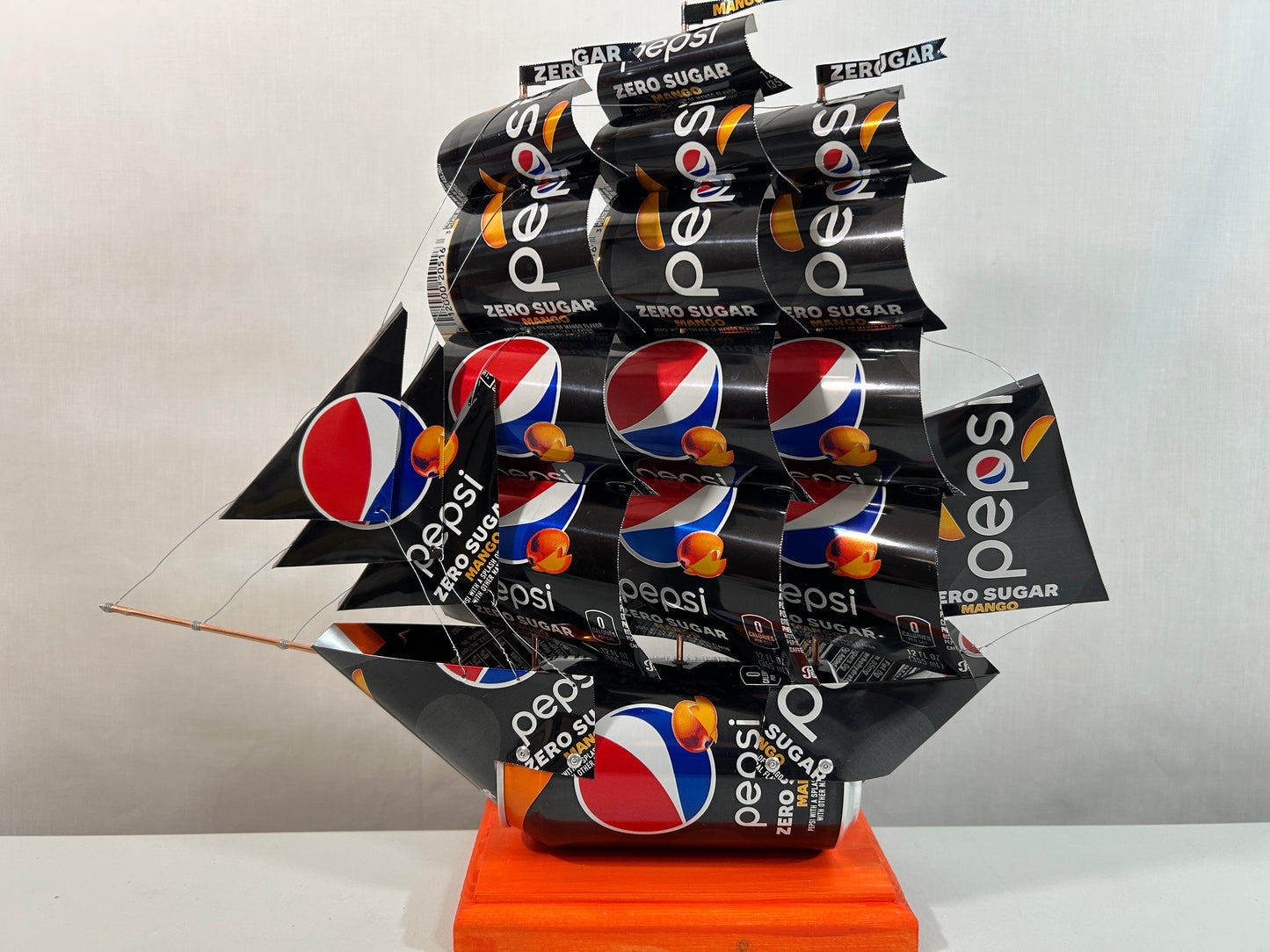 Pepsi Mango Zero Sugar Soda Can Ship