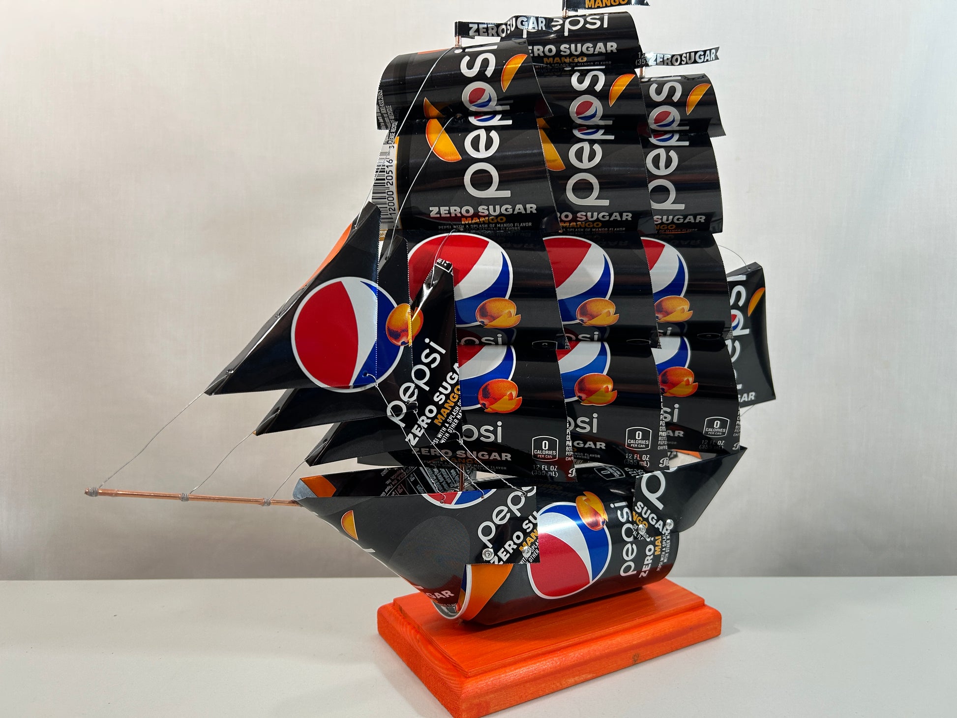 Pepsi Mango Zero Sugar Soda Can Ship