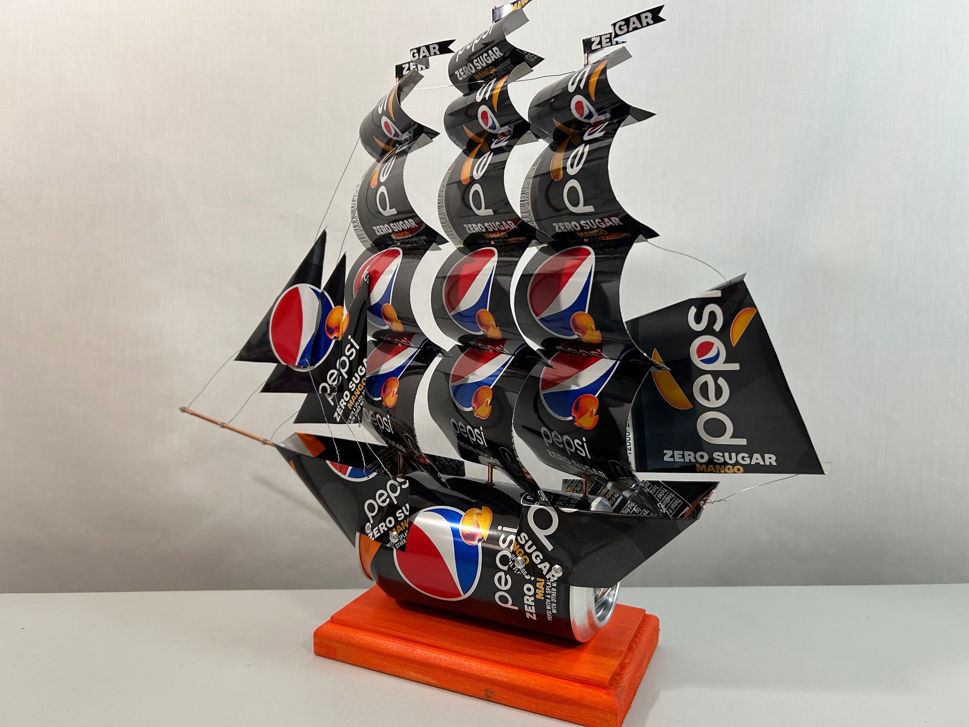 Pepsi Mango Zero Sugar Soda Can Ship
