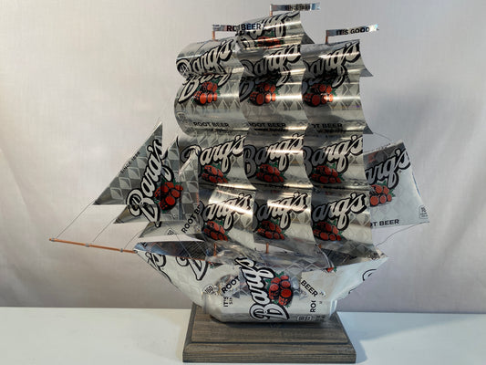 Barq's Root Beer Soda Can Ship