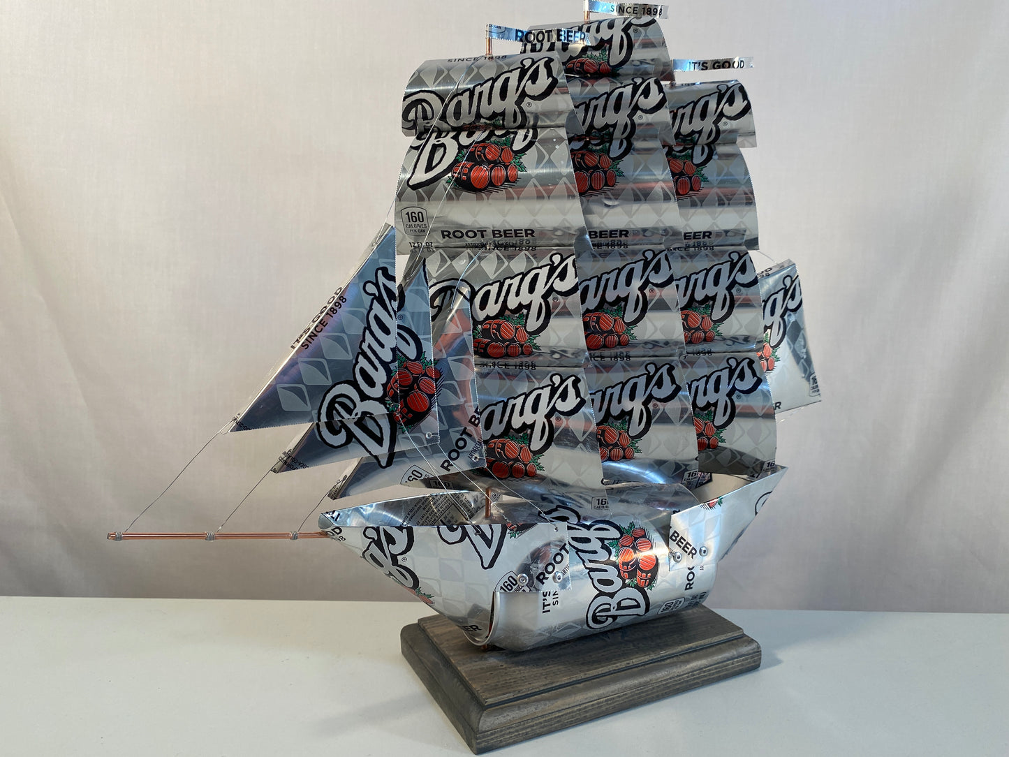 Barq's Root Beer Soda Can Ship