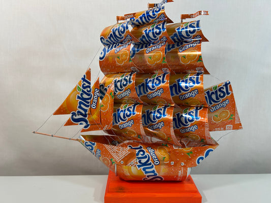 Sunkist Orange Soda Can Ship