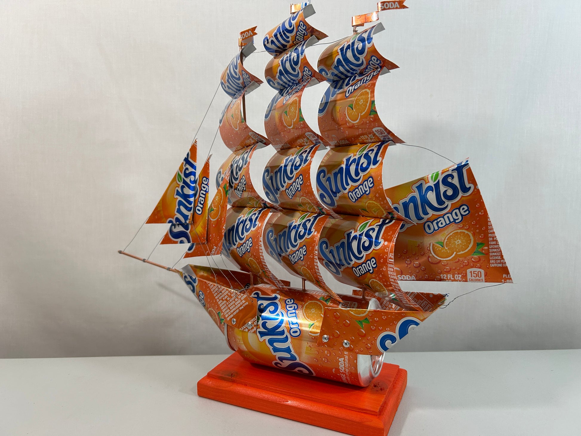 Sunkist Orange Soda Can Ship