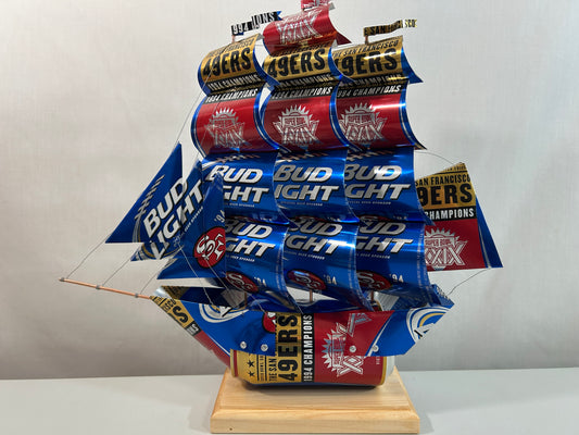 San Francisco 49ers 1994 Champions Super Bowl XXIX Beer Can Ship