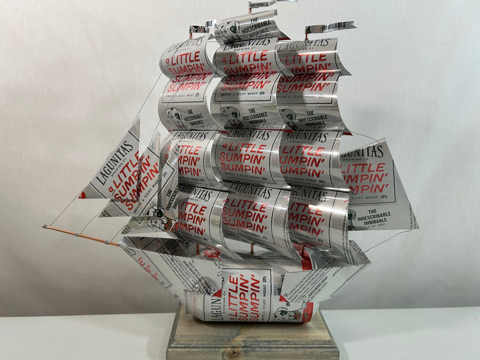 Lagunias a Little Sumpin' Sumpin' Beer Can Ship