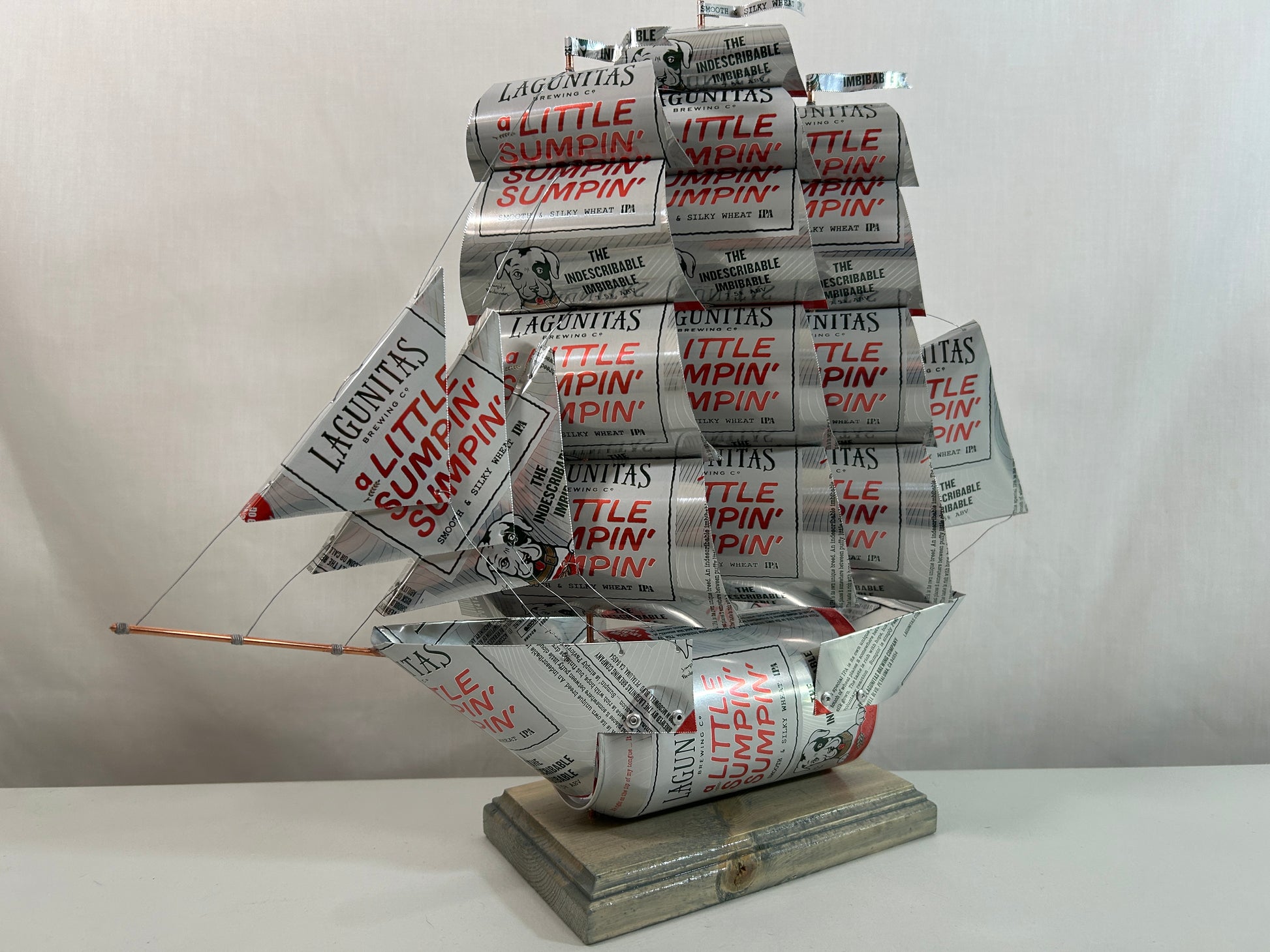 Lagunias a Little Sumpin' Sumpin' Beer Can Ship
