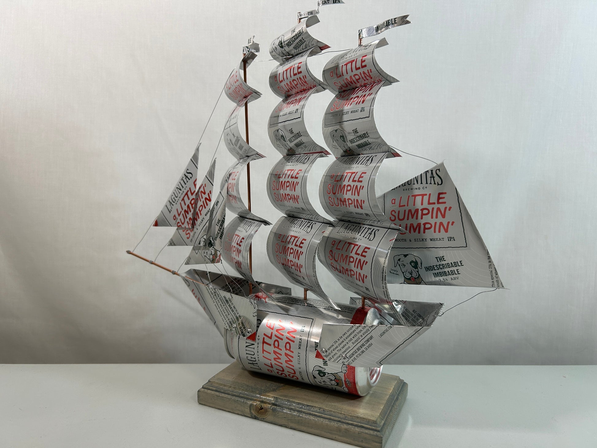Lagunias a Little Sumpin' Sumpin' Beer Can Ship