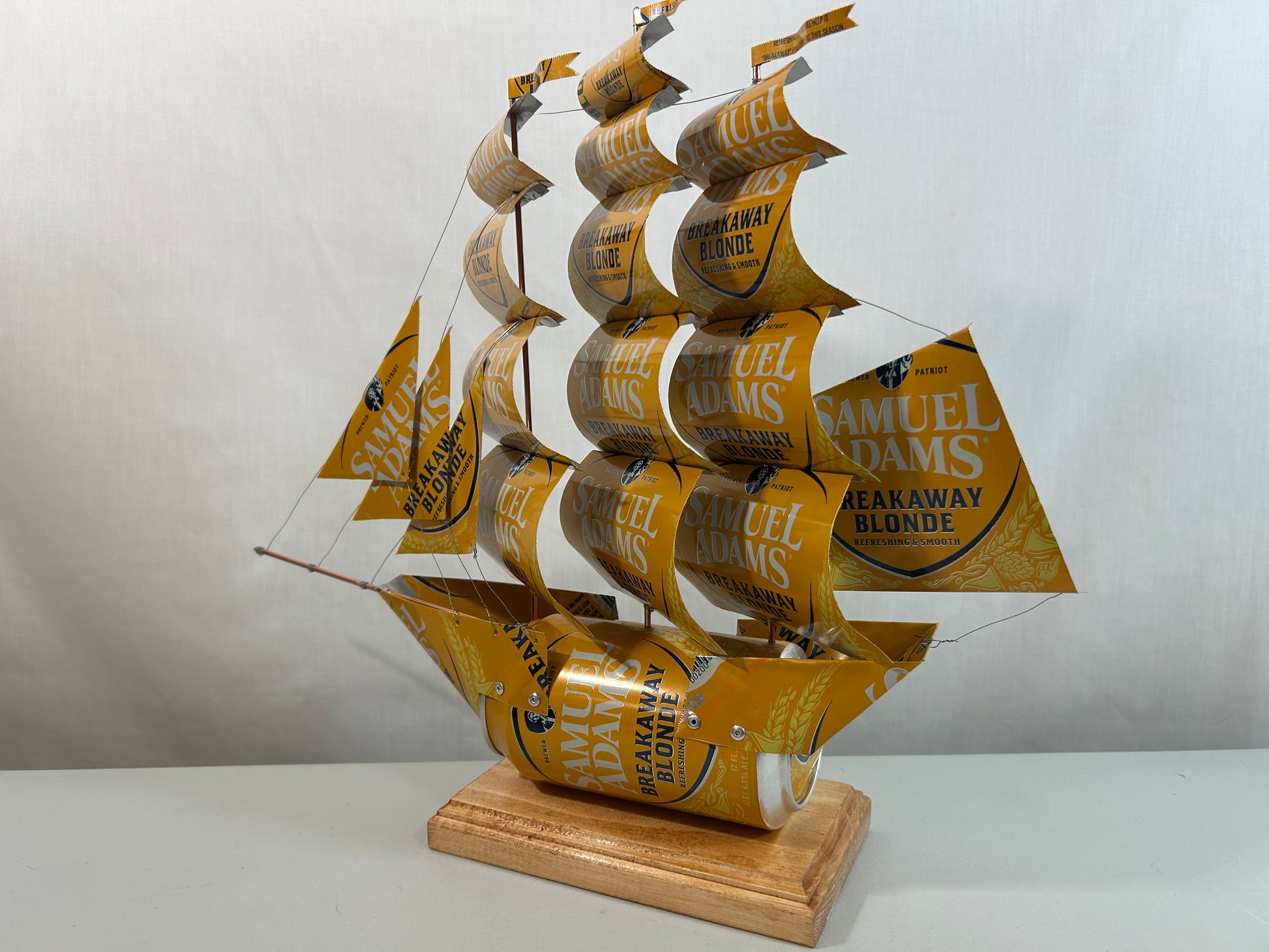 Samuel Adams Breakaway Blonde Beer Can Ship