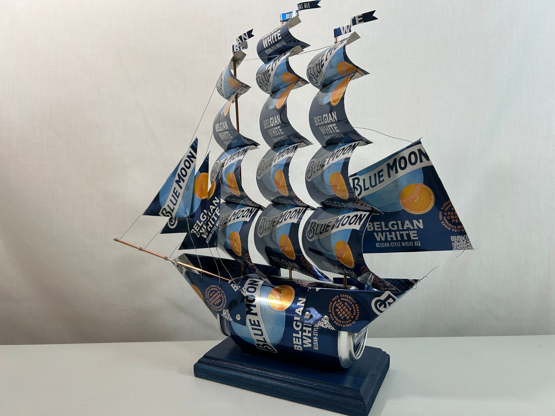 Blue Moon Belgian White Beer Can Ship
