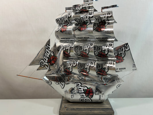 Barq's Root Beer Soda Can Ship