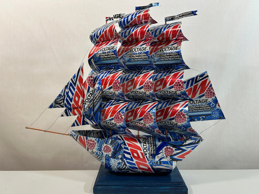Mountain Dew Voltage Soda Can Ship