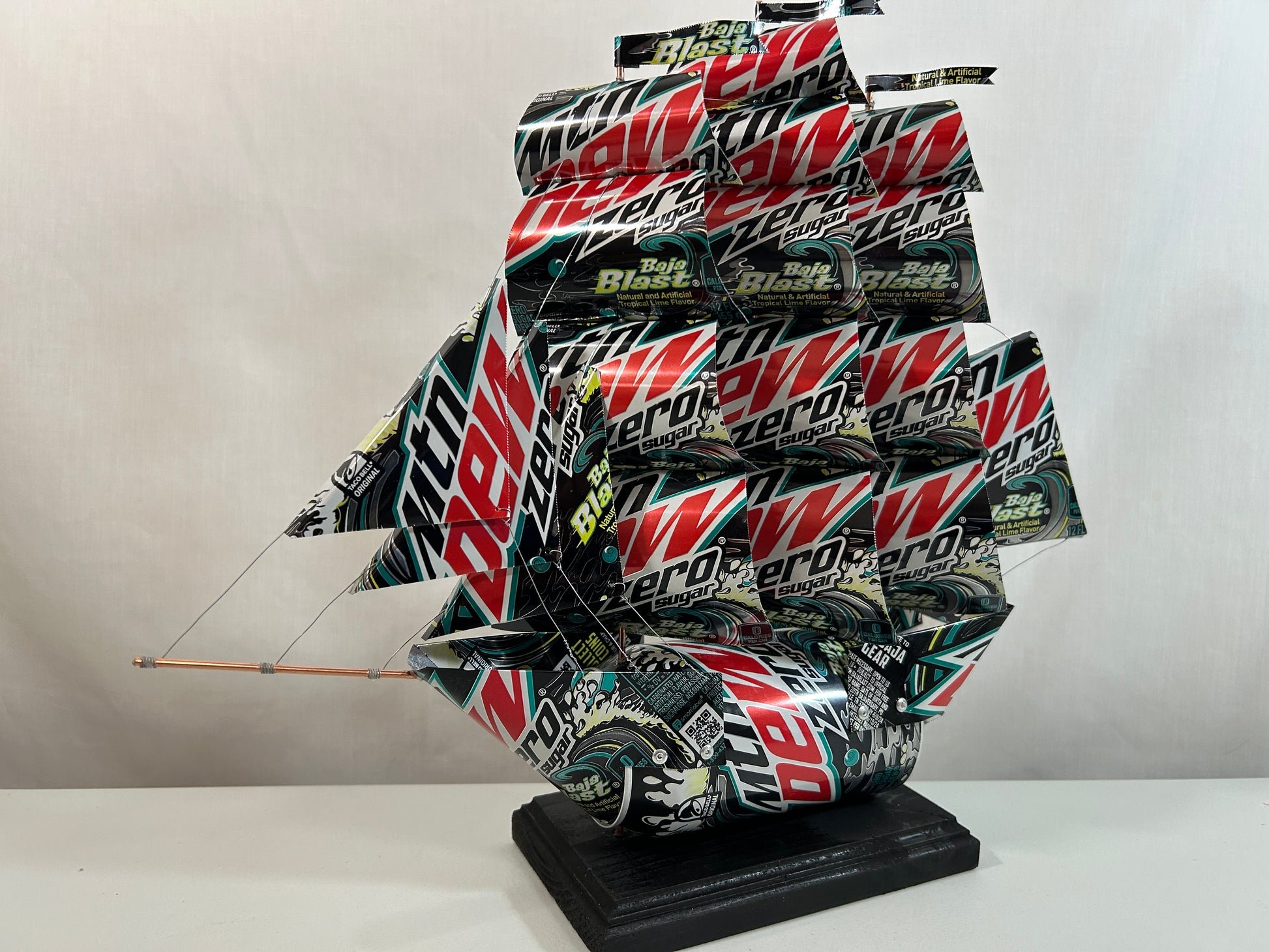 Mountain Dew Baja Blast Zero Sugar Soda Can Ship