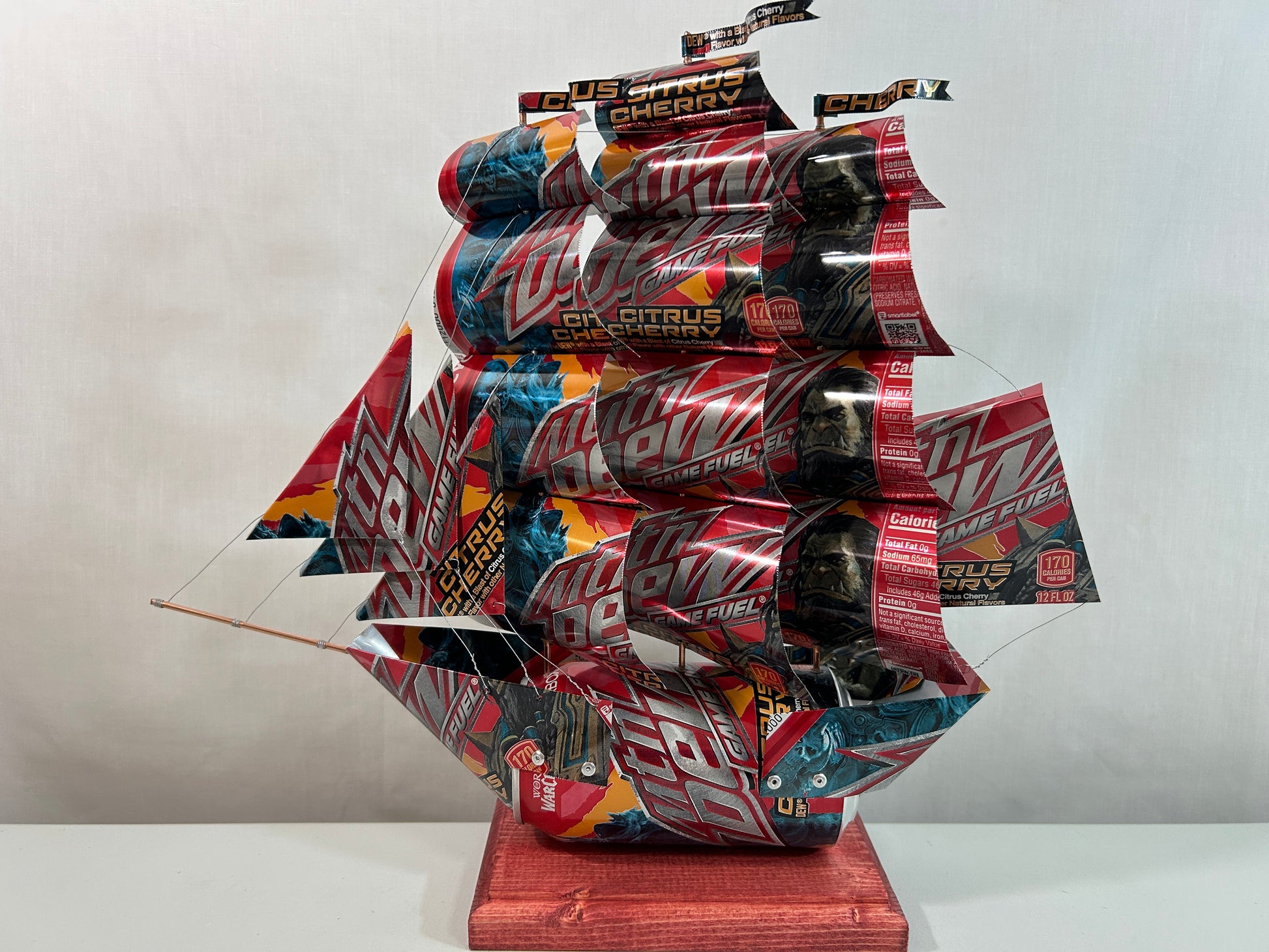 Mountain Dew Citrus Cherry Soda Can Ship